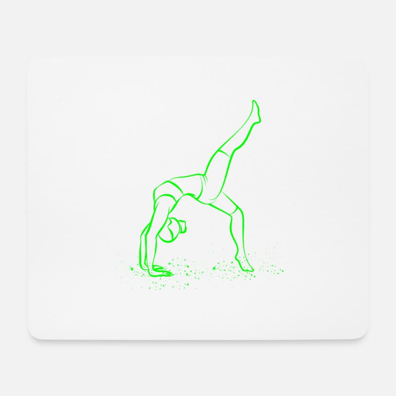 Yoga Yogafrau - Mousepad (Querformat) - Weiß