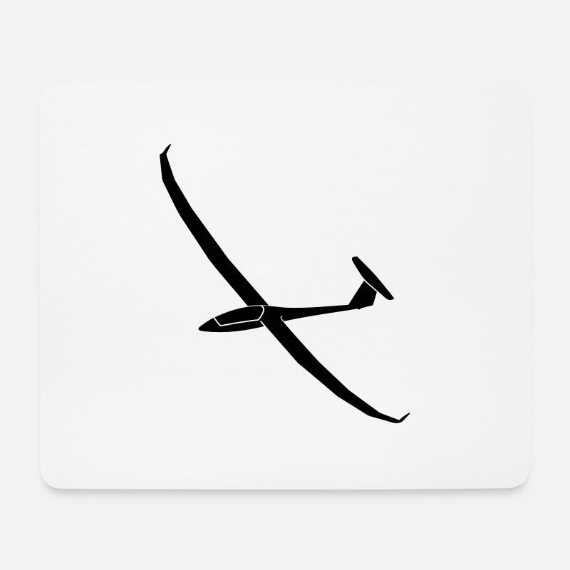 Segelflugzeug Arcus Segelflieger Geschenk - Mousepad (Querformat) - Weiß