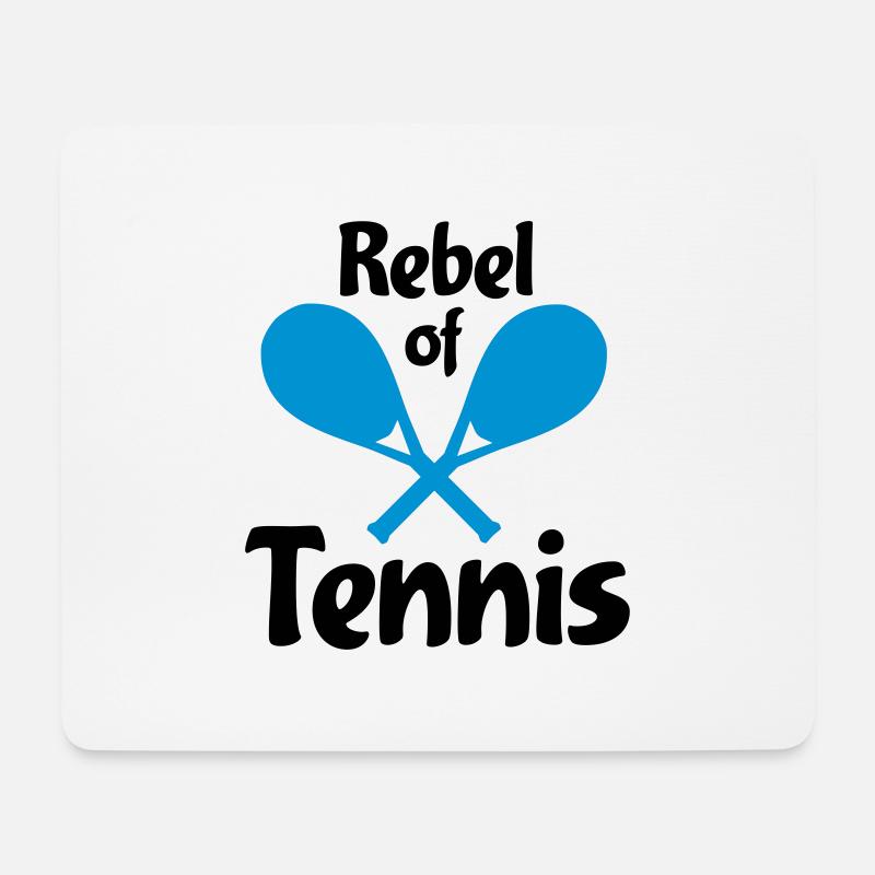 tennis - Mousepad (Querformat) - Weiß