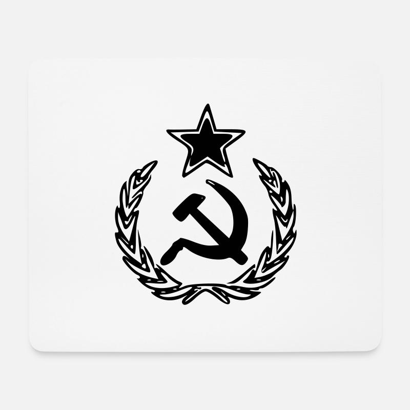 urss - Tapis de souris (format paysage) - blanc
