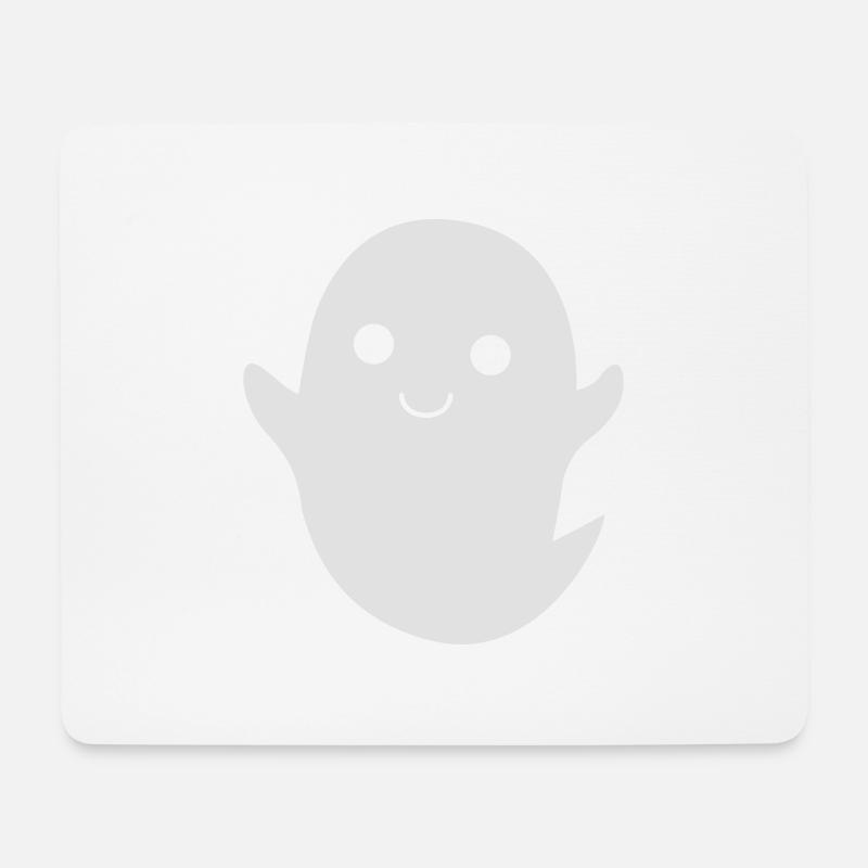 Gespenst - Mousepad (Querformat) - Weiß