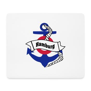 hamburg_1 - Mousepad (Querformat) - Weiß - Vorne