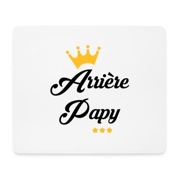 Arrière Papy Papi Mamie Famille Drôle Bébé - Mouse Pad (horizontal) - white - Front