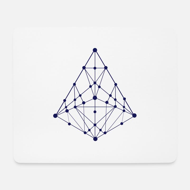 Blockchain, Ether - Mouse Pad (horizontal) - white