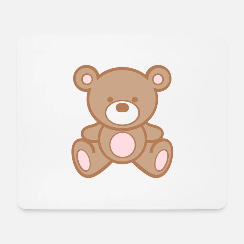 Teddy bear - Mouse Pad (horizontal) - white