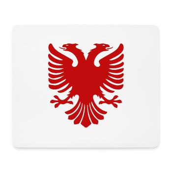 Albania - Mousepad (Querformat) - Weiß - Vorne