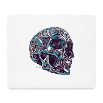 Celtic Skull - Mouse Pad (horizontal) - white - Front