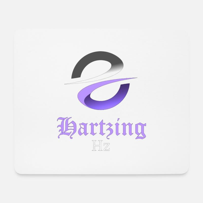 Hartzing Purple - Mousepad (Querformat) - Weiß