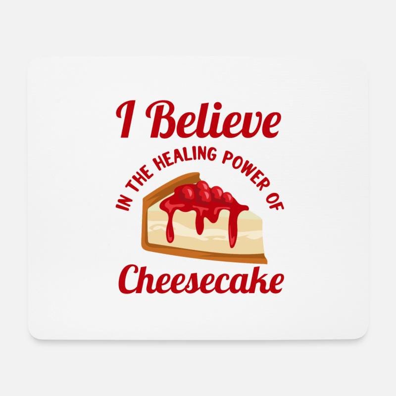 Cheesecake Healing - Mouse Pad (horizontal) - white