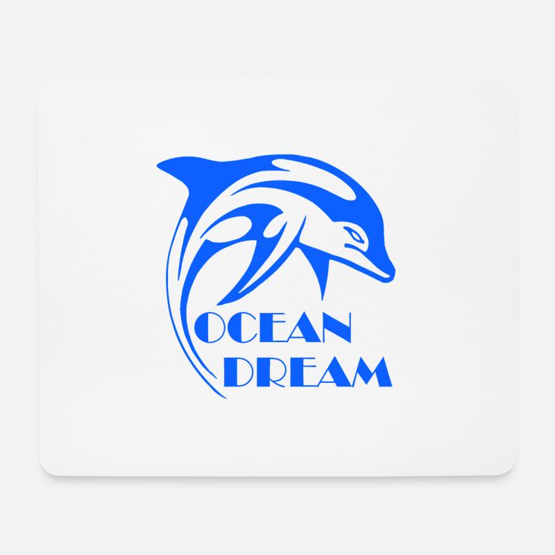 ocean - Mousepad (Querformat) - Weiß