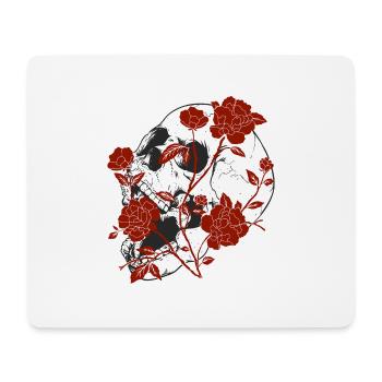 Flowers and Roses - Mousepad (Querformat) - Weiß - Vorne