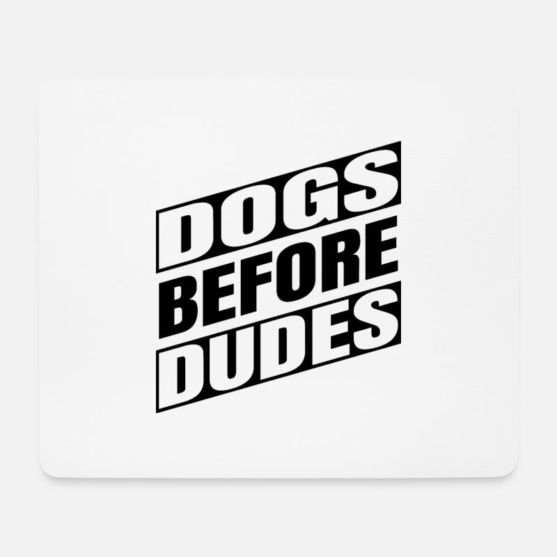 dog school gift idea dog trainer animal activism - Mousepad (Querformat) - Weiß