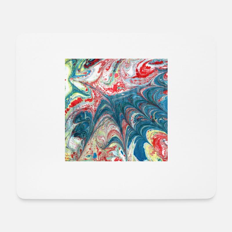 Farbverlauf rot blau - Mousepad (Querformat) - Weiß