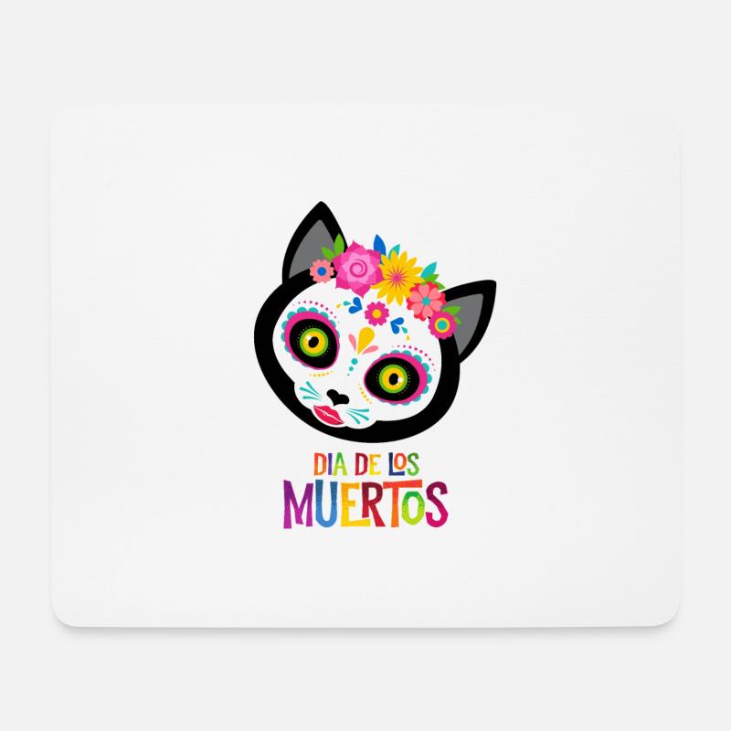 Mia Die Cat - Mousepad (Querformat) - Weiß