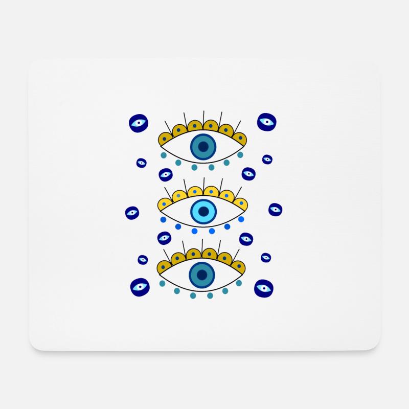 Magische Augen - Mousepad (Querformat) - Weiß