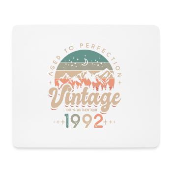1992 Vintage anniversary 30 years - Mouse Pad (horizontal) - white - Front