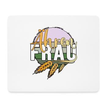 Landwirtin Dorfleben Ährenfrau vom Biobauernhof - Mousepad (Querformat) - Weiß - Vorne