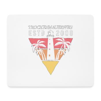 Mallorca wandern GR 221 Wanderweg Geschenk - Mousepad (Querformat) - Weiß - Vorne