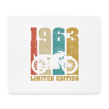 Vintage Moto 1963 Rétro Cadeau D'anniversaire - Tapis de souris (format paysage) - blanc - Devant