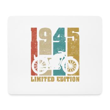 Vintage Motorcycle 1945 Retro Birthday Gift - Mouse Pad (horizontal) - white - Front
