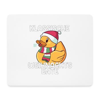 Weihnachten Enten Ente Sprüche Geschenk - Mousepad (Querformat) - Weiß - Vorne