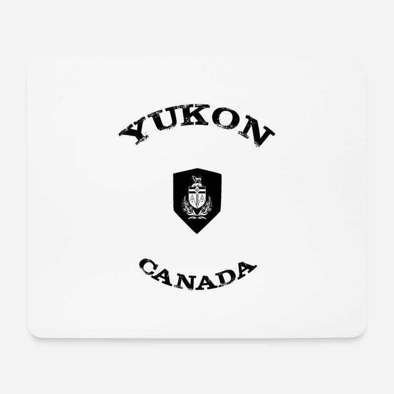Yukon - Mousepad (Querformat) - Weiß