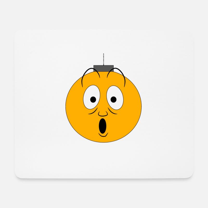 Ballstaunen - Mousepad (Querformat) - Weiß