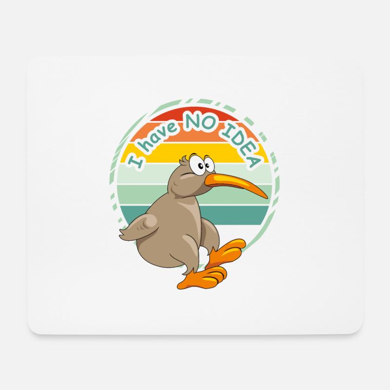 Keine Ahnung - Mousepad (Querformat) - Weiß