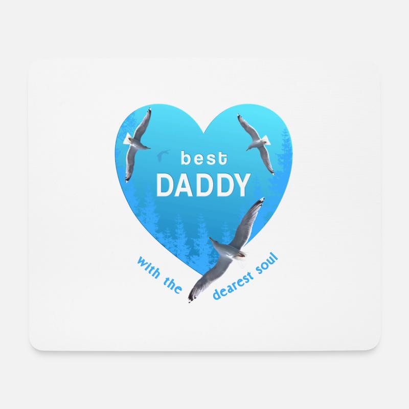 Meilleur Papa - Tapis de souris (format paysage) - blanc
