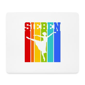 Sieben Jahre alt - Alter - Geburtstag - Kind - Mousepad (Querformat) - Weiß - Vorne