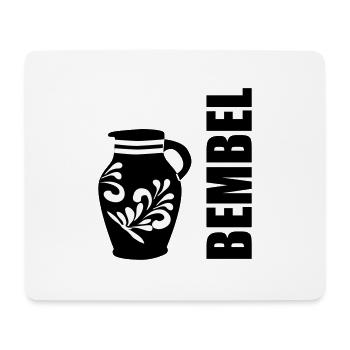 Bembel - Der original Apfelweinbembel #FFM #069 - Mousepad (Querformat) - Weiß - Vorne