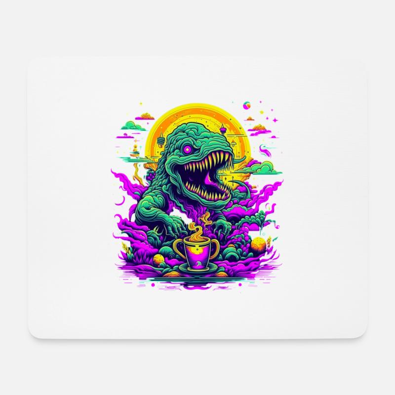 coffee Dream - Mousepad (Querformat) - Weiß