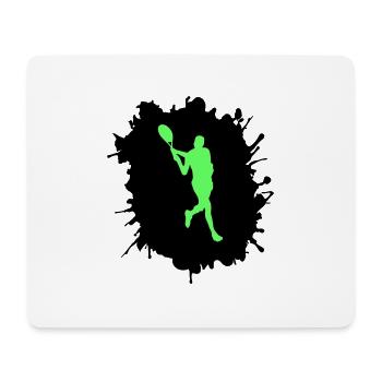 tennis klecks - Mousepad (Querformat) - Weiß - Vorne
