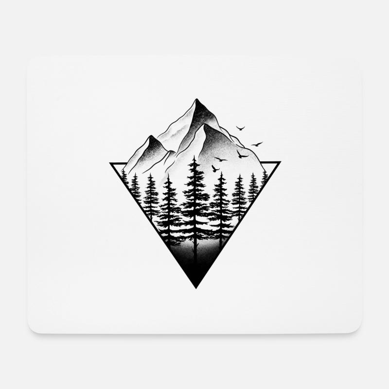 Nature - Mouse Pad (horizontal) - white