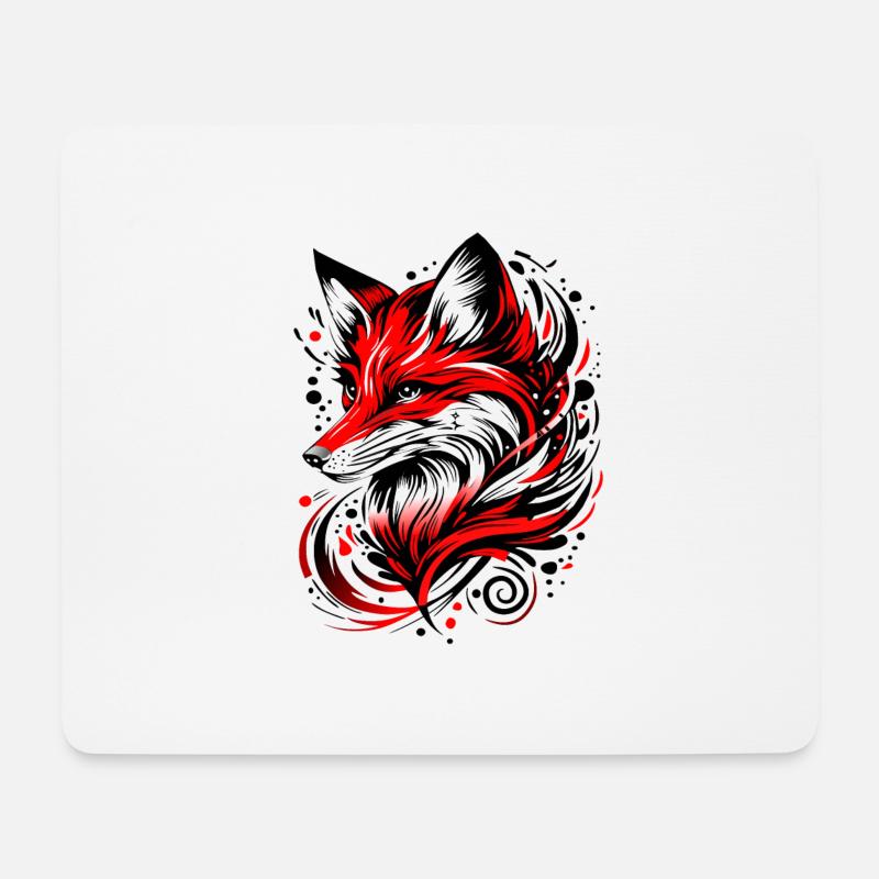 Fox - Mouse Pad (horizontal) - white