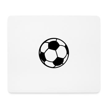 Blobs de football - Tapis de souris (format paysage) - blanc - Devant