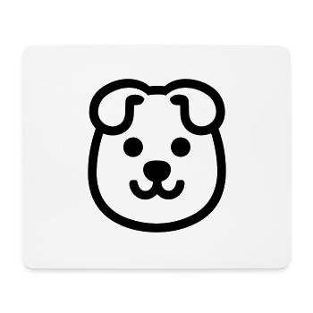 Dog - Mouse Pad (horizontal) - white - Front