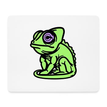 Chameleon - Mouse Pad (horizontal) - white - Front