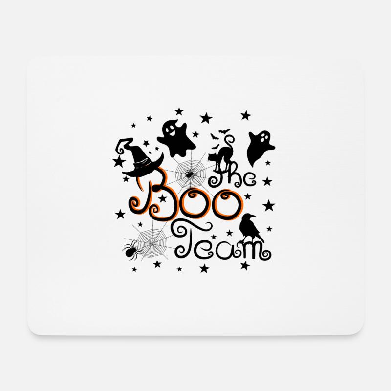 the Boo Team Halloween - Mousepad (Querformat) - Weiß