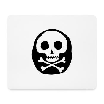 Skull & Bones - Mouse Pad (horizontal) - white - Front