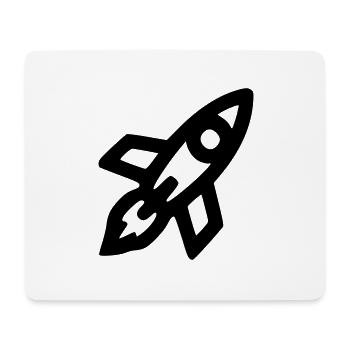 Rocket - Mouse Pad (horizontal) - white - Front