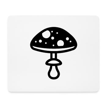 Pilz - Mousepad (Querformat) - Weiß - Vorne