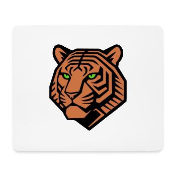 Geometric Tiger - Vector Design - Mouse Pad (horizontal) - white - Front