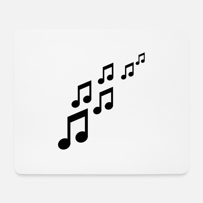 Note - Mousepad (Querformat) - Weiß