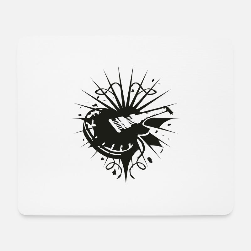 ROCK IT - Mousepad (Querformat) - Weiß