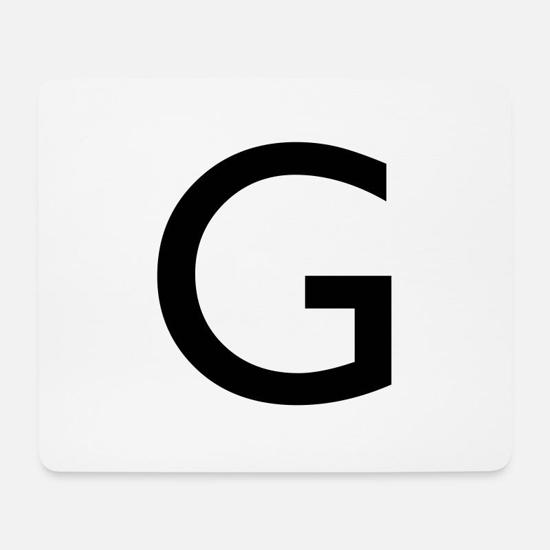 Hauptstadt G - Mousepad (Querformat) - Weiß