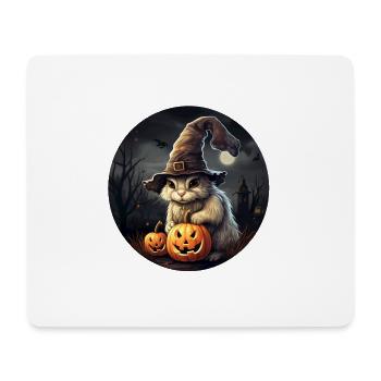 Halloween Häschen - Mousepad (Querformat) - Weiß - Vorne