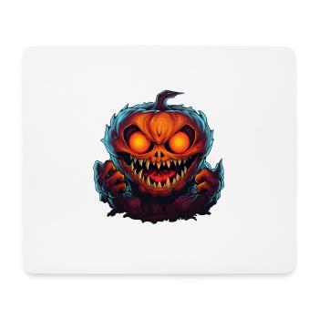 Halloween Pumpkin - Mouse Pad (horizontal) - white - Front