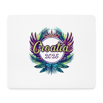 Croatia 2025 Team - Mouse Pad (horizontal) - white - Front