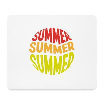 Summer - Tapis de souris (format paysage) - blanc - Devant
